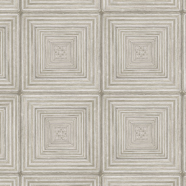 Patton Wallcoverings MH36526 Manor House Parquet Wallpaper